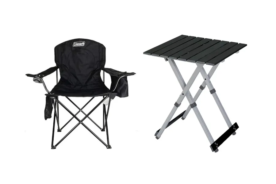 Collapsible Chairs and Portable Tables