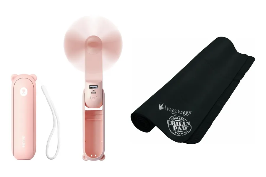 Mini Fan or Cooling Towel