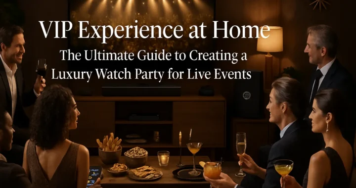 VIP Experience at Home: The Ultimate Guide to Creating a Luxury Watch Party for Live Events