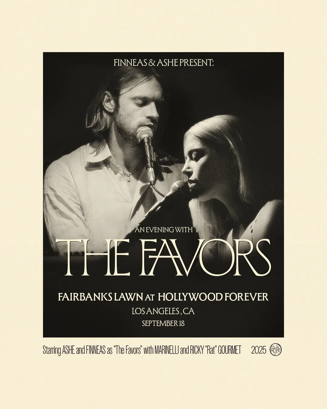 FINNEAS and Ashe at Fairbanks Lawn at Hollywood Forever