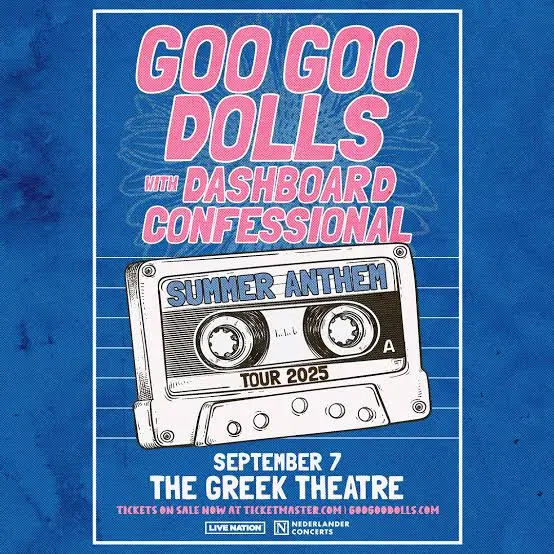 Goo Goo Dolls & Dashboard Confessional at Greek Theatre Los Angeles CA