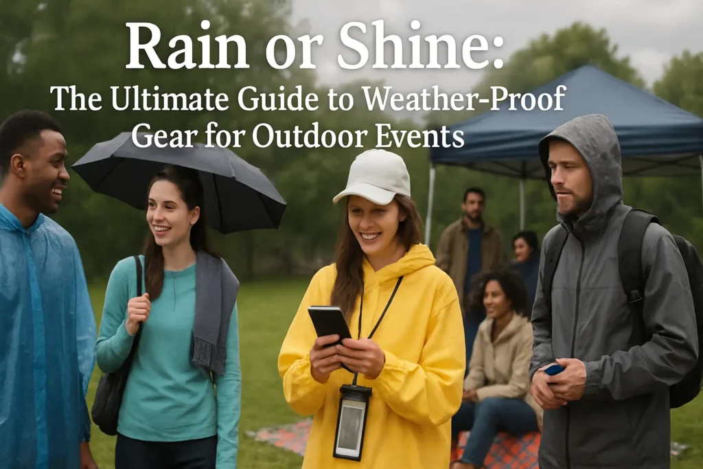 Weather-Proof Gear for Outdoor Events