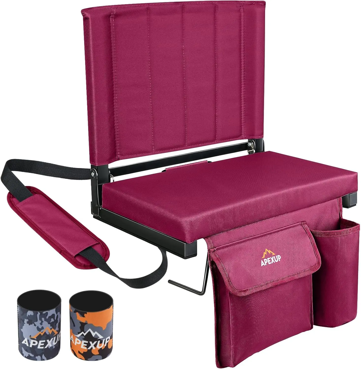 APEXUP Stadium Seats with Back Support