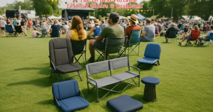 Best Portable Seating for Festivals: Top-Rated Folding Chairs and Cushions on Amazon