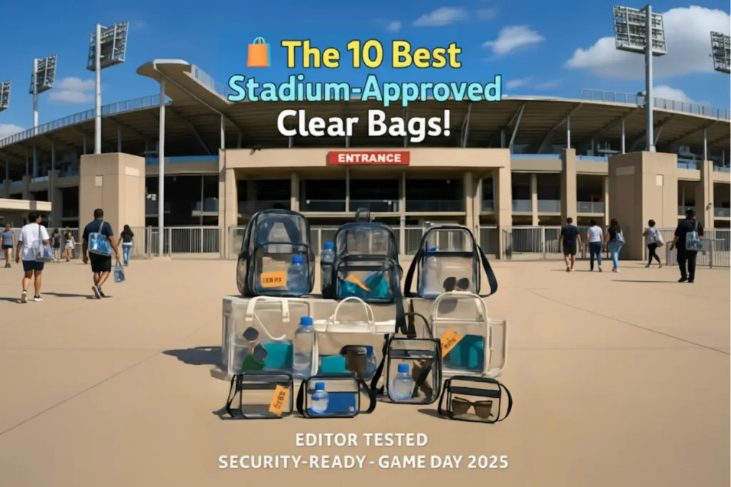 Clear Stadium Approved Bags