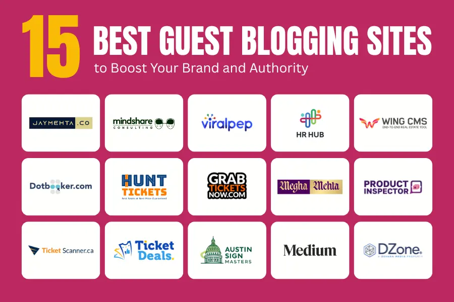 15 Best Guest Blogging Sites for Event Marketers and Entertainment Insiders HR HUB