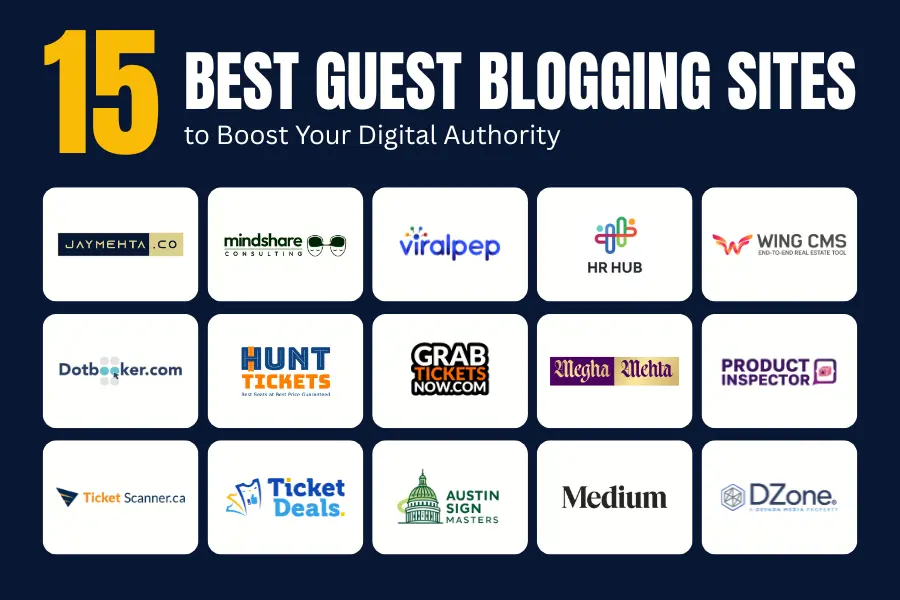 15 Best Guest Blogging Sites for Event Marketers and Entertainment Insiders Jay Mehta Digital