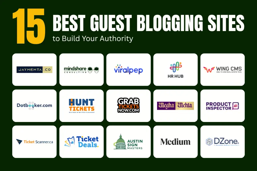 15 Best Guest Blogging Sites for Event Marketers and Entertainment Insiders Mindshare Consulting