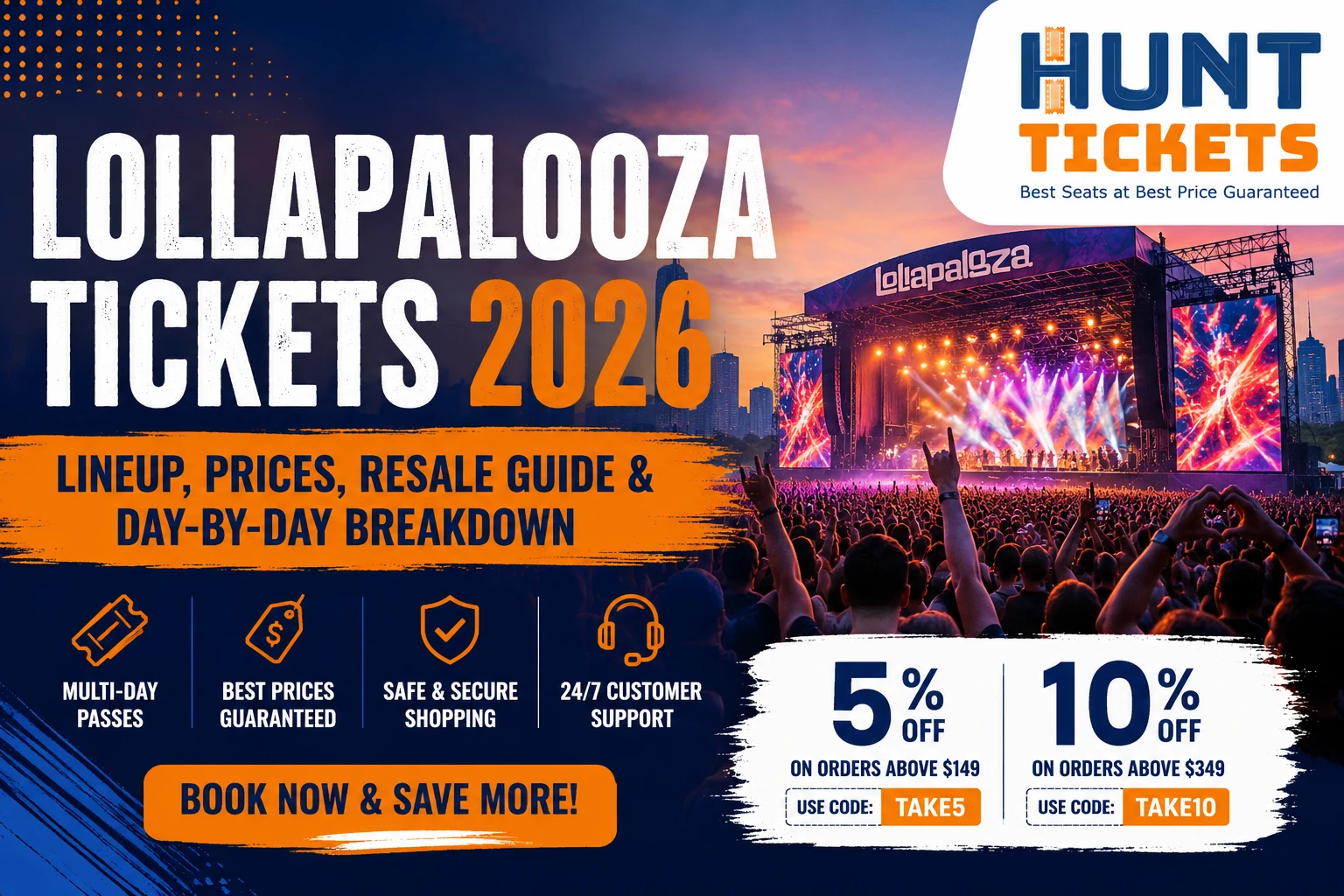 Lollapalooza Tickets 2026